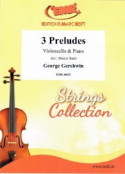 3つの前奏曲（ジョージ・ガーシュウィン）（チェロ+ピアノ）【3 Preludes】