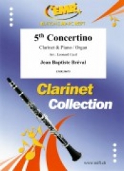 コンチェルティーノ第五番（ジャン・バティスト・ブレヴァル）（クラリネット+ピアノ）【5th Concertino】