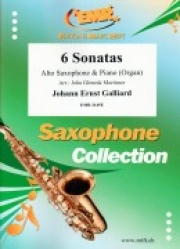 6つのソナタ（ジョン・エルンスト・ガリアルド）（アルトサックス+ピアノ）【6 Sonatas】