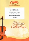 6つのソナタ（ベネデット・マルチェッロ）（ヴァイオリン+ピアノ）【6 Sonatas】