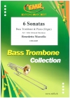 6つのソナタ（ベネデット・マルチェッロ）（バストロンボーン+ピアノ）【6 Sonatas】