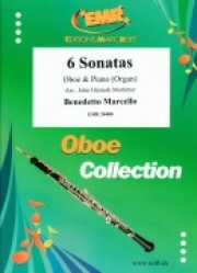 6つのソナタ（ベネデット・マルチェッロ）（オーボエ+ピアノ）【6 Sonatas】