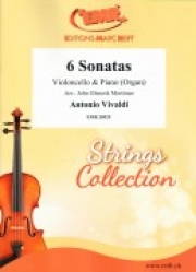 6つのソナタ（アントニオ・ヴィヴァルディ）（チェロ+ピアノ）【6 Sonatas】