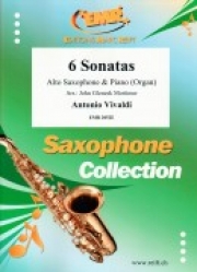 6つのソナタ（アントニオ・ヴィヴァルディ）（アルトサックス+ピアノ）【6 Sonatas】