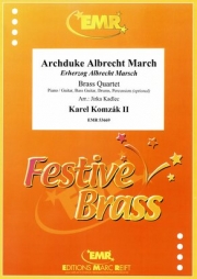 アルブレヒト大公行進曲（カレル・コムザーク2世）（金管四重奏）【Archduke Albrecht March】