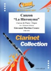 カンツォン「ラ・ヒエロニマ」（ジョヴァンニ・マルティーノ・チェザーレ）（クラリネット+ピアノ）【Canzon La Hieronyma】