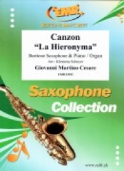 カンツォン「ラ・ヒエロニマ」（ジョヴァンニ・マルティーノ・チェザーレ）（バリトンサックス+ピアノ）【Canzon La Hieronyma】