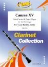カンツォン第15番（ジョヴァンニ・バッティスタ・グリッロ）（バスクラリネット+ピアノ）【Canzon XV】