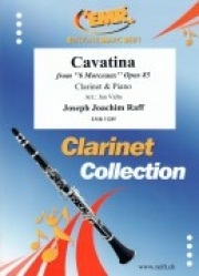 カヴァティーナ「6つの小品」より（ヨーゼフ・ヨアヒム・ラフ）（クラリネット+ピアノ）【Cavatina from 6 Morceaux Opus 85】