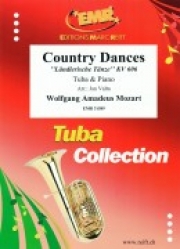 田園舞曲（モーツァルト）（テューバ+ピアノ）【Country Dances Ländlerische Tänze KV 606】