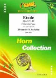 エチュード・Op.8・No.11（アレクサンドル・スクリャービン）  (ホルン＋ピアノ)【Etude Op. 8 No. 11】