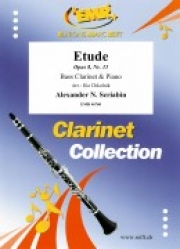 エチュード・Op.8・No.11（アレクサンドル・スクリャービン）  (バスクラリネット＋ピアノ)【Etude Op. 8 No. 11】