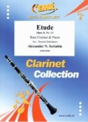 エチュード・Op.8・No.12（アレクサンドル・スクリャービン）  (バスクラリネット＋ピアノ)【Etude Op. 8 No. 12】