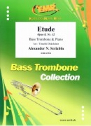 エチュード・Op.8・No.12（アレクサンドル・スクリャービン）  (バストロンボーン＋ピアノ)【Etude Op. 8 No. 12】