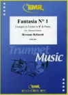 ファンタジア・No.1（ヘルマン・ベルシュテット）  (トランペット＋ピアノ)【Fantasia No. 1】