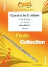 ガボット・ト短調（ジャン・ベッカー）（フルート+ピアノ）【Gavotte in G minor】