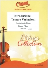 序奏、主題と変奏（ゲオルク・ティボー） (ストリングベース+ピアノ)【Introduzione - Tema e Variazioni】