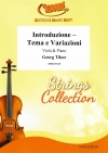 序奏、主題と変奏（ゲオルク・ティボー） (ヴィオラ+ピアノ)【Introduzione - Tema e Variazioni】
