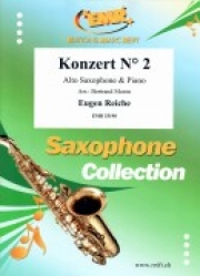 協奏曲・No.2（オイゲン・ライヒェ）（アルトサックス+ピアノ）【Konzert No. 2】