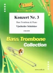 協奏曲・No.3（ビヤチェスラ・シェーロコフ）（バストロンボーン+ピアノ）【Konzert No. 3】