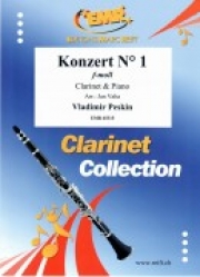 協奏曲・No.1・ヘ短調（ウラディーミル・ペスキン）（クラリネット+ピアノ）【Konzert No. 1 f-moll】