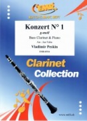 協奏曲・No.1・ト短調（ウラディーミル・ペスキン）（バスクラリネット+ピアノ）【Konzert No. 1 g-moll】