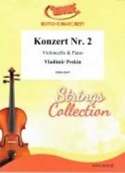 協奏曲・No.2（ウラディーミル・ペスキン）（チェロ+ピアノ）【Konzert No. 2】
