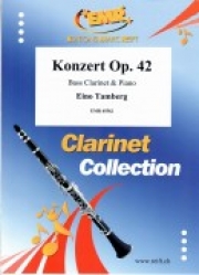 協奏曲・Op.42（エイノ・タンベルグ）（バスクラリネット+ピアノ）【Konzert Op. 42】