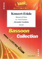 コンサート・エチュード（アレクサンドル・ゲディケ）  (バスーン+ピアノ)【Konzert-Etude】