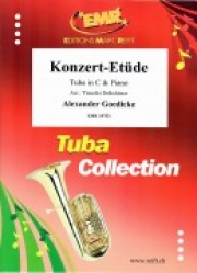 コンサート・エチュード（アレクサンドル・ゲディケ）  (テューバ+ピアノ)【Konzert-Etude】