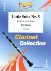 小組曲第5番（アイファー・ジェームズ）（バスクラリネット+ピアノ）【Little Suite No. 5】