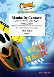 カーニバルの朝（映画「黒いオルフェ」より）（ルイス・ボンファ）（弦楽四重奏）【Manha De Carnaval from the Movie: Orfeu Negro】