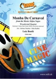 カーニバルの朝（映画「黒いオルフェ」より）（ルイス・ボンファ）（木管四重奏）【Manha De Carnaval from the Movie: Orfeu Negro】