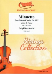 メヌエット（ルイジ・ボッケリーニ）  (ヴィオラ＋ピアノ）【Minuetto from Quintet E major Op. 13/5】
