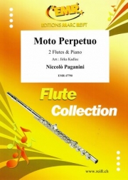 常動曲（ニコロ・パガニーニ）（フルート二重奏+ピアノ）【Moto Perpetuo】