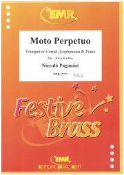 常動曲（ニコロ・パガニーニ）（金管二重奏+ピアノ）【Moto Perpetuo】