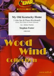 ケンタッキーの我が家（スティーブン・フォスター）  (アルトサックス三重奏+ピアノ)【My Old Kentucky Home】