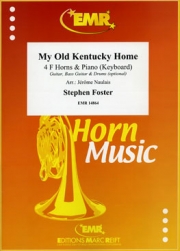 ケンタッキーの我が家（スティーブン・フォスター）  (ホルン四重奏+ピアノ)【My Old Kentucky Home】