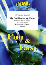 ケンタッキーの我が家（スティーブン・フォスター）  (木管四重奏)【My Old Kentucky Home】
