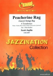 ピーチェリン・ラグ（スコット・ジョプリン）  (トロンボーン四重奏)【Peacherine Rag】