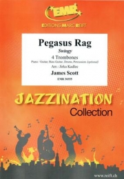 ペガサス・ラグ（ジェームス・スコット） (トロンボーン四重奏)【Pegasus Rag】