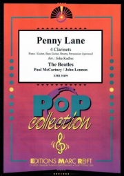 ペニー・レイン（ビートルズ）（クラリネット四重奏）【Penny Lane】