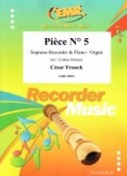 小品・No.5（セザール・フランク）（ソプラノリコーダー+ピアノ）【Pièce No. 5】