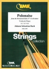 ポロネーズ（バッハ）  (ヴァイオリン+ピアノ)【Polonaise from the Orchestral Suite No.2 in B minor】