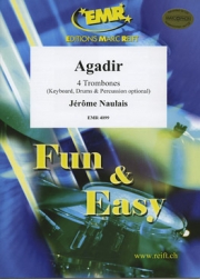 アガディール（ジェローム・ノーレ）（トロンボーン四重奏）【Agadir】