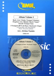 アルバム・Vol.1（ジェローム・ノーレ編曲）（トランペット三重奏）【Album Volume 1】