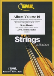 アルバム・Vol.10（ジェローム・ノーレ編曲）（弦楽四重奏）【Album Volume 10】
