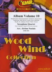 アルバム・Vol.10（ジェローム・ノーレ編曲）（サックス四重奏）【Album Volume 10】