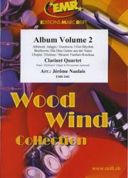 アルバム・Vol.2（ジェローム・ノーレ編曲）（クラリネット四重奏）【Album Volume 2】