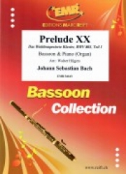 プレリュード・20・BWV865（バッハ）  (バスーン+ピアノ)【Prelude XX BWV 865】